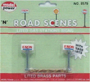 Model Power 8579 N Scale Road Scenes Lited Billboard