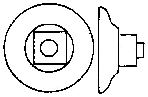 Grandt Line 93 O Scale Nut Malleable Washer