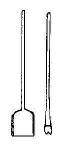 Grandt Line 3554 O Scale Spade and Claw Bar (Set of 2)