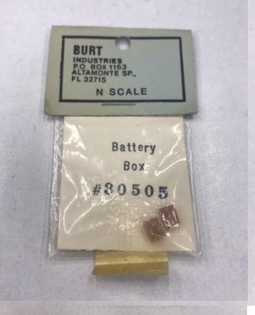 Burt 30505 N Scale Battery Box