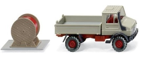 Wiking 03750128 HO Unimog 1700 L mit Kabeltrommel