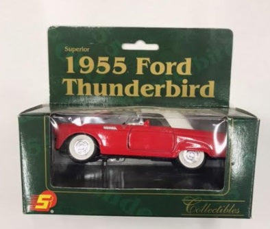 Superior SS5718W 1:36 1955 Ford Thunderbird Car