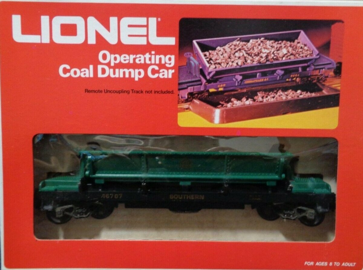 Lionel 6-16707 O Scale Southern Operating Coal Dump Car