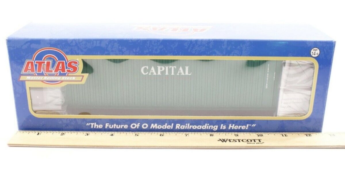 Atlas 4013-5 O Scale 40' Container Capital Lease #809122