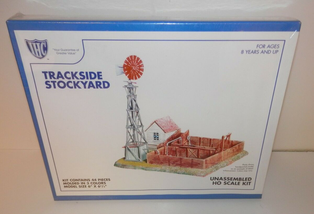 IHC 7781 HO Trackside Stockyard Model Building Kit