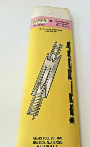 Atlas 44 HO Brass Code 100 Rerailer Track (Pack of 3)