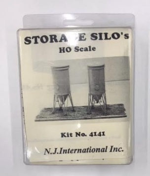 NJ International 4141 HO Storage Silo's Kit