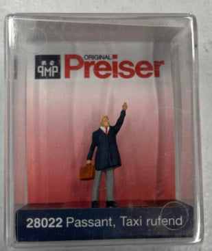 Preiser 28022 HO Passer-by Calling a Cab Single Figure