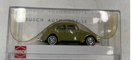 Busch 42761 HO Olive Green Volkswagen Beetle
