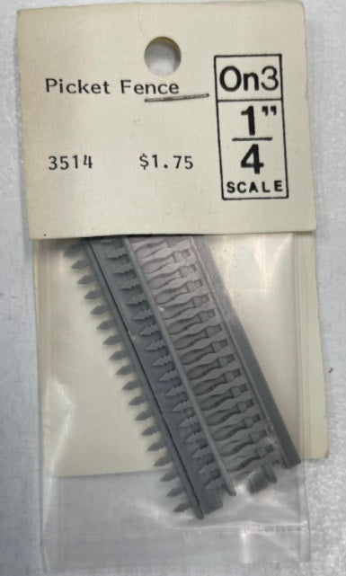 Grandt Line 3514 O Scale Victorian Picket Fences