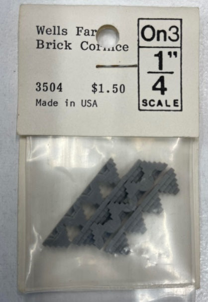 Grandt Line 3504 1:48 Wells Fargo Brick Cornice