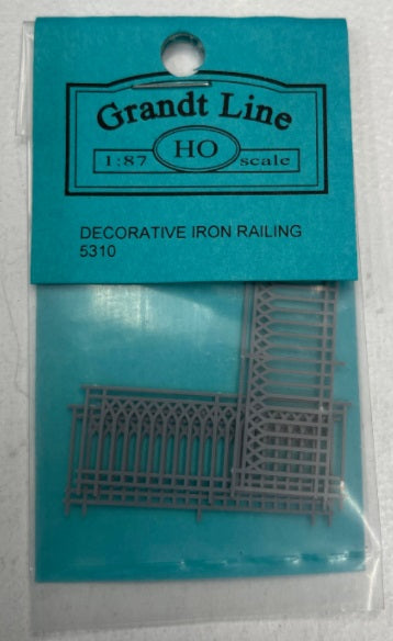 Grandt Line 5310 HO Decorative Iorn Railing