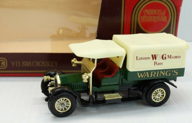 Matchbox 26635 Yesteryear Y13 1918 Crossley Waring's