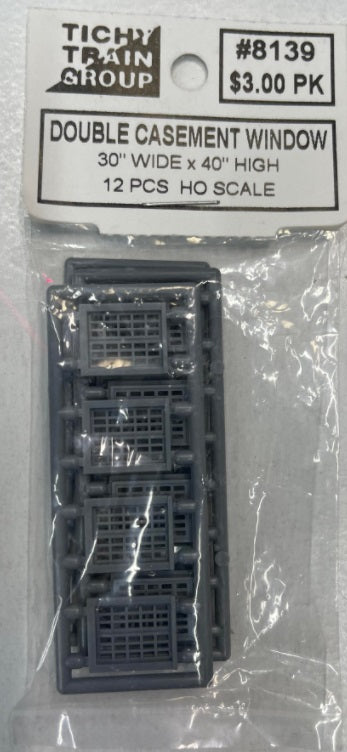 Tichy 8139 HO Double Casement Window