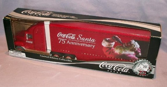 Coca-Cola Santa 75th Anniversary Box Truck Limited Edition Collectable