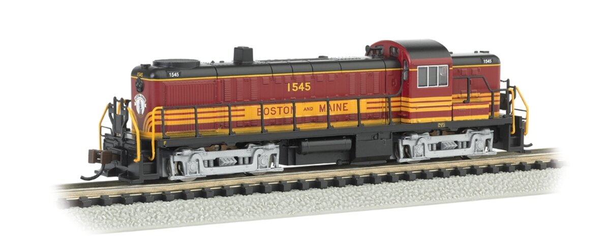 Bachmann 64251 N Scale Boston & Maine ALCO RS3 Diesel Locomotive #1545 w/ DCC