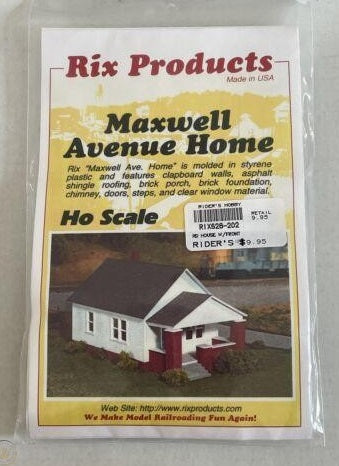 Rix Products 628-0202 HO Maxwell Avenue Home Kit