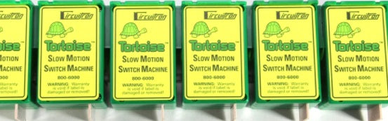 Circuitron 800-6006-E Toroise Switch Machine Slow Motion (Pack of 6)