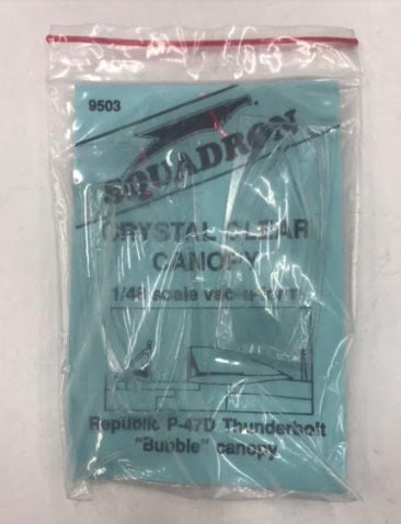 Squadron 9503 1:48 Crystal Clear Canopy Republic F-47-d Thunderbolt