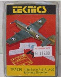 Teknics TK4830 1:48 P-51A, A-36 Mustang Superset