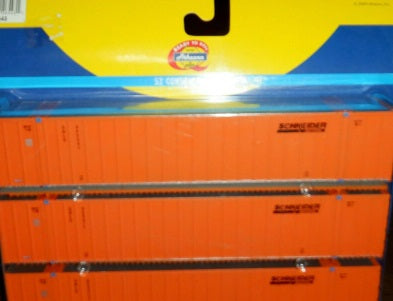 Athearn 26543 HO Schneider National 53' Container 3-Pack