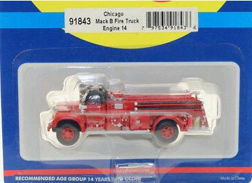 Athearn 91843 HO Scale Chicago Mack B Fire Truck Engine 14