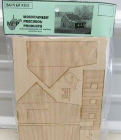 MPP 102HO HO Laser Cut Barn Kit
