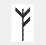 Tichy 1028 HO Flanger Sign (Pack of 35)