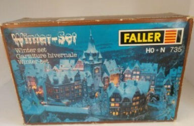 Faller 735 HO + N Winter Set Garniture Hivernale Kit
