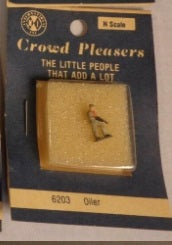 NJ International 6203 N Scale Crowd Pleasers Oiler Figure