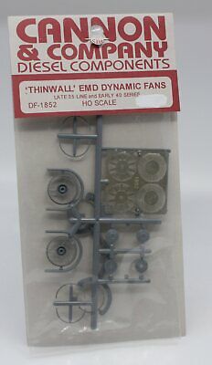 Cannon 1852 HO 'Thinwall' EMD Dynamic Fans