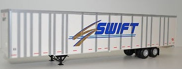 Bowser 87053 O Scale 53' Roadrailer Scale Wheels Swift