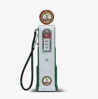 Yat Ming 98611/2 1:18 Square Gas Pump Replica