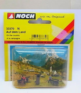Noch 33370 N Scale On the Country Figure Pack w/ Accessories