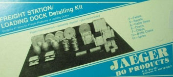 Jaeger Products 2200 HO Feight Station Loading Dock Detailing Kit