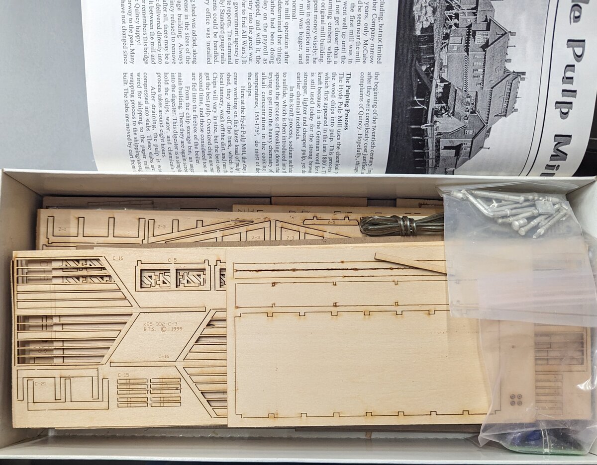 Master Creations 95 HO Mccable Hyde Pulp Mill Limited Edition Model Kit