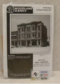 Woodland Scenics #15 N Scale Reel Theater Model Kit