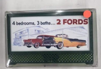 Town & Country Hobbies O 12-14 Volt 2 Fords Lighted Blinking Billboard