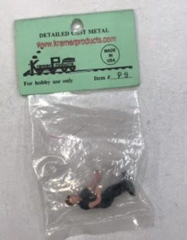 Kramer P9 O Scale Male Worker Figure