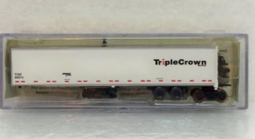 Deluxe Innovations 290406 N Scale Triple Crown Tan & White Roadrailer Trailer