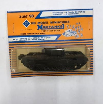 Roco Z-267.98 1:87 Minitanks Churchill IV 6 Pounder MK IV