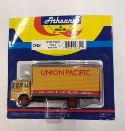 Athearn 27651 HO Union Pacific Ford-C Box Truck Ready To Roll