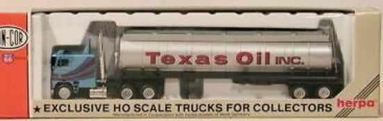 Con-Cor 0004-001009 HO Texas Oil Inc Tractor + Oil Tanker Trailer