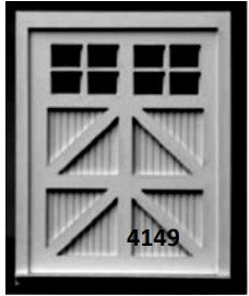 Stoneworks 4149 G Scale Freight/ Baggage Door with Frame