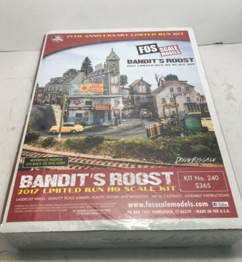 FOS Scale Limited 240 HO Bandit's Roost Kit 2017 Limited Run