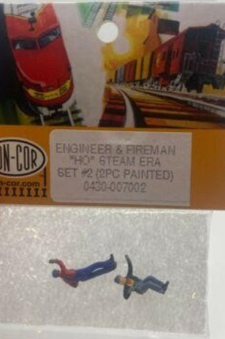 Con-Cor 0430-007002 HO Steam Era Set #2