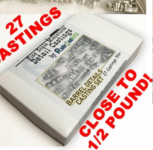 Fine Scale Miniatures HO Barrel Details Casting Set