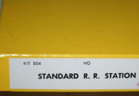 California Model Co 504 HO Standard R.R. Station Building Kit