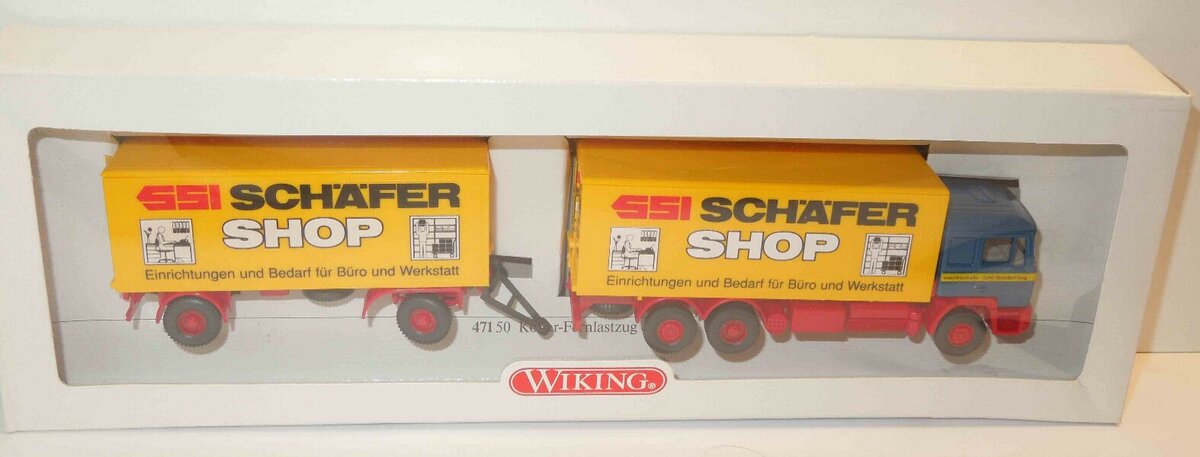 Wiking 47150 HO Vehicle Koffer Fern Lastzug