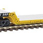 Walthers 932-5620 HO Gold Line TTX 81' 4-Truck Depressed Center Flat Car #130553